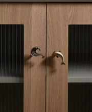 Load image into Gallery viewer, Dolphin &amp; Wave Brass Knobs, Silver &amp; Bronze Handles for Kids Cabinet, Drawer and Shoe Cabinet
