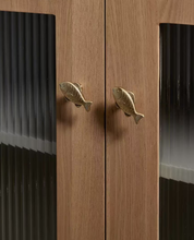 Load image into Gallery viewer, Cat &amp; Fish Brass Knobs, Silver &amp; Bronze Cute Handles for Kids Cabinet, Drawer and Shoe Cabinet
