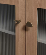 Load image into Gallery viewer, Wild Goose &amp; Cloud Brass Knobs, Silver &amp; Bronze Handles for Kids Cabinet, Drawer and Shoe Cabinet
