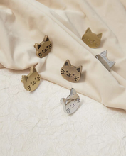 Load image into Gallery viewer, High-End Cat Brass Handles, Silver &amp; Bronze Knobs for Kids Cabinet, Drawer &amp; Shoe Cabinet

