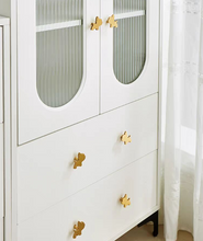 Load image into Gallery viewer, Gold Puppy Shape Brass Knobs, Lovely Minimalist Animal Handles for Children's Room Drawers and Cabinets
