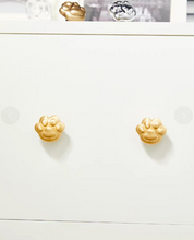 Load image into Gallery viewer, Cartoon Cat Paw Brass Knobs, Lovely Single Hole Handles for Children’s Wardrobe, Drawer and Shoe Cabinet
