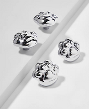 Load image into Gallery viewer, French Luxury Silver Cat Paw Single Hole Knobs, Lovely Cartoon Small Handles for Children’s Wardrobe, Drawer and Shoe Cabinet
