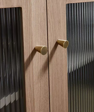 Load image into Gallery viewer, Luxury Antique Bronze Conical Brass Knobs, French Retro Small Handles for Solid Wood Cabinets and Drawers
