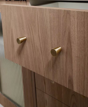 Load image into Gallery viewer, Luxury Antique Bronze Conical Brass Knobs, French Retro Small Handles for Solid Wood Cabinets and Drawers
