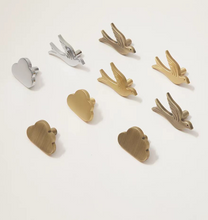Load image into Gallery viewer, Bird &amp; Cloud Shape Designer Brass Knobs, Lovely Small Handles for Children’s Wardrobes, Drawers and Cabinets
