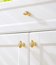 Load image into Gallery viewer, Gold Silver Nordic Light Luxury Brass Handles, Modern Unique Pulls for Cabinets, Shoe Cabinets and Drawers
