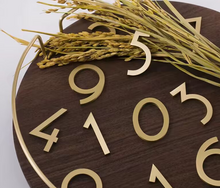 Load image into Gallery viewer, Nordic Minimalist Brass Digital House Numbers, Creative Wall Mount Room Number Signs for Home Decor
