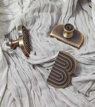Load image into Gallery viewer, French Retro Creative Brass Cabinet Pulls, Modern Minimalist New Chinese Mid-Century Furniture Drawer Wardrobe Handles
