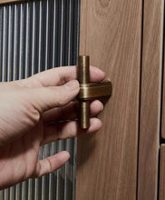 Load image into Gallery viewer, Mid-Century Modern Luxury Brass Long Drawer Pulls French Retro Cabinet Handles
