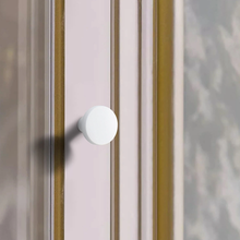 Load image into Gallery viewer, Round Brushed Brass, Nickel, Black &amp; White Knobs, Pulls &amp; Handles | Drawer, Dresser, Kitchen &amp; Cabinet Decor Furniture Hardware
