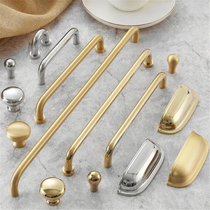 1.25", 3", 3.78", 5", 6.3", 8.8", 12.6" Minimalist Chrome & Polished Gold Cabinet Pulls | Solid Brass Kitchen Knobs, Drawer & Door Handles