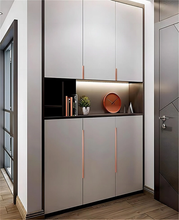 Load image into Gallery viewer, Invisible Kitchen Pulls | Colorful (Orange, White, Blue, Green) Drawer &amp; Cabinet Pulls, Wardrobe &amp; Closet Door Handles
