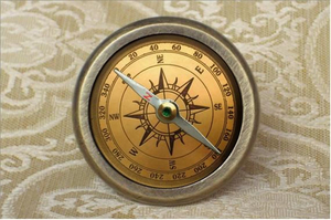Compass Ornate Knobs & Pulls (Antique Bronze, Crystal) | French Style Drawer, Dresser & Cabinet Furniture Hardware