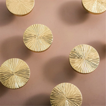 Load image into Gallery viewer, Hammered Solid Brass Cabinet Knobs | Drawer &amp; Kitchen Pulls, Dresser &amp; Door Handles, Decor Cabinet Hardware
