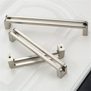 3.75", 5", 6.3" (96, 128, 160mm) Black, Brushed Nickel & Gun Metal Dresser Pulls | Kitchen Cabinet Door, Wardrobe & Cupboard Handles, Knobs
