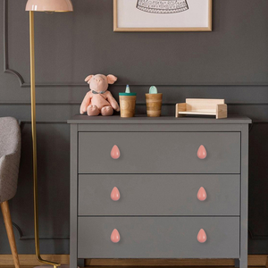 Raindrop Ceramic Knobs | Colorful Drawer & Cabinet Pulls, Dresser & Kitchen Cupboard Handles, Furniture Hardware