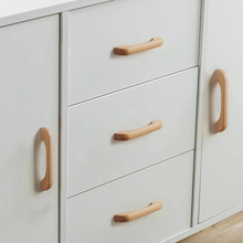 Load image into Gallery viewer, 2.5&quot;-7.56&quot; Solid Beech &amp; Walnut Wood Pulls &amp; Knobs | Drawer, Cabinet, Kitchen &amp; Dresser Hardware
