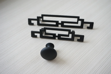 Load image into Gallery viewer, 2.5&quot;-5.0&quot; (64-128mm) Black Knobs, Pulls &amp; Handles | Chinese Style Cabinet Door, Drawer, Dresser &amp; Cupboard Kitchen Hardware
