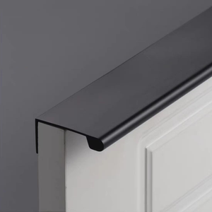 Invisible Black & Gold Kitchen Handles | Concealed Embedded Drawer Pulls, Long Wardrobe & Furniture Cabinet Pulls