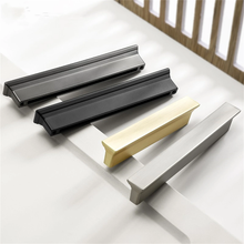 Load image into Gallery viewer, 1.25&quot;-7.56&quot; Brushed Brass, Nickel &amp; Black Pulls, Knobs &amp; Handles | Cabinet, Drawer, Kitchen, Dresser, Closet &amp; Wardrobe Hardware
