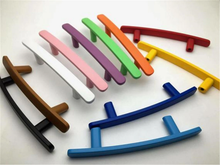 Load image into Gallery viewer, 3&quot;, 3.78&quot;, 5&quot; Colorful Kids Closet Handles | Multi-Color (Blue, Orange, Yellow, Red, Pink, Black, Brown, Green) Drawer Pulls, Cabinet &amp; Dresser Handles
