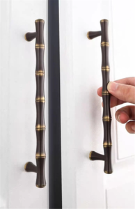2.5"-6.3" Bamboo & Solid Brass (Gold, Bronze, Black) Knobs & Pulls | Kitchen, Drawer, Dresser & Cabinet Handles