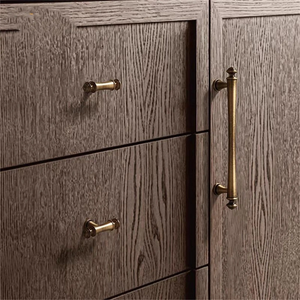 3.78"-7.55" Antique Bronze & Brushed Brass Concise Style Pulls & Knobs | Kitchen, Drawer, Cabinet, Wardrobe & Home Furniture Hardware