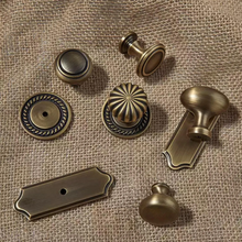 Load image into Gallery viewer, Antique Bronze Knobs with Backplate | Art Decor Unique Rustic Cabinet Pulls, Drawer &amp; Dresser Handles, Vintage Kitchen Hardware
