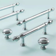 Load image into Gallery viewer, 3.78&quot;-8.8&quot; Polished Chrome Knobs, Pulls &amp; Handles | Drawer, Dresser, Kitchen, Cabinet &amp; Door Hardware
