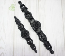 Load image into Gallery viewer, Shabby Chic Black Ornate Knobs, Pulls &amp; Handles | Rustic French Country Dresser, Drawer &amp; Kitchen Cabinet Decorative Hardware
