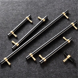 5", 7.55" (128, 192mm) Brass Cupboard Handles | Modern Kitchen Cabinet Door & Drawer Pulls, Closet, Wardrobe & Dresser Knobs