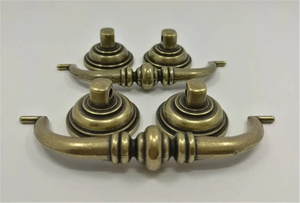 3.5"-4.1" (90-105mm) Antique Bronze Drop Bail Knobs, Pulls & Handles | Dresser, Drawer, Kitchen Cabinet & Furniture Hardware