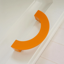 Load image into Gallery viewer, 3.78&quot; White, Green, Red &amp; Orange Semicircle Drawer Pulls | Dresser &amp; Kitchen Cabinet Door Handles, Knob Hardware
