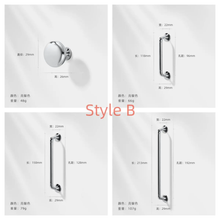 Load image into Gallery viewer, 3.78&quot;-7.55&quot; Unique Chrome Knobs, Pulls &amp; Handles | Artistic Cabinet, Drawer, Dresser, Kitchen &amp; Cupboard Hardware
