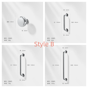 3.78"-7.55" Unique Chrome Knobs, Pulls & Handles | Artistic Cabinet, Drawer, Dresser, Kitchen & Cupboard Hardware