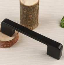 Load image into Gallery viewer, 3.78&quot;-12.5&quot; (96-320mm) Black Knobs, Pulls &amp; Handles | Dresser, Drawer, Kitchen Cabinet Hardware
