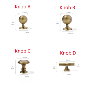 Unique Aged Solid Brass Pulls, Knobs & Handles | Cabinet, Kitchen, Drawer, Dresser & Closet Furniture Hardware