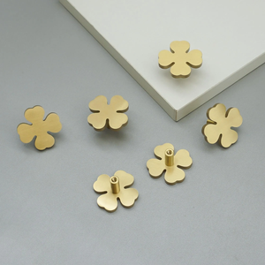 Creative Brass Clover Knobs & Pulls | Cabinet, Wardrobe Door, Drawer & Dresser Hardware