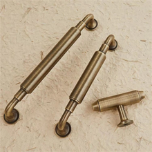 Load image into Gallery viewer, Aged Brass &amp; Antique Bronze Knobs, Pulls &amp; Handles (Vintage Look) | Cabinet, Kitchen, Drawer &amp; Dresser Hardware
