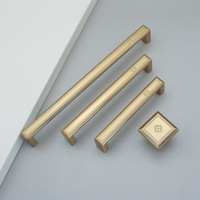 Load image into Gallery viewer, Champagne Gold Knobs &amp; Pulls | Drawer, Dresser, Cabinet, Door &amp; Kitchen Handles, Hardware
