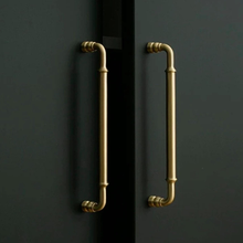 Load image into Gallery viewer, 5&quot;-8.8&quot; Brushed Brass Knobs, Pulls &amp; Handles | Drawer, Cabinet, Kitchen &amp; Dresser Hardware

