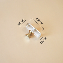 Load image into Gallery viewer, Glass &amp; Crystal Drawer Knobs | Brass &amp; Acrylic Kitchen Pulls, Cabinet &amp; Dresser Handles, Knobs
