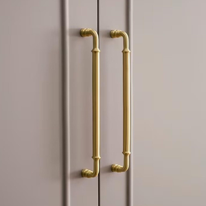 5"-8.8" Brushed Brass Knobs, Pulls & Handles | Drawer, Cabinet, Kitchen & Dresser Hardware