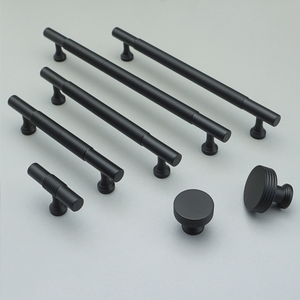 3.78", 5", 6.3", 7.55" Matte Black Drawer Pulls | Unique Cabinet & Kitchen Pulls, Dresser & Cupboard Knobs, Furniture Hardware