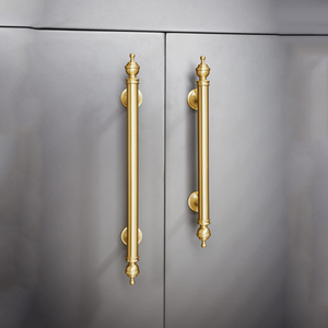 3.78"-10" Brushed Brass Knobs, Pulls & Handles | Drawer, Dresser, Kitchen, Cabinet & Door Hardware