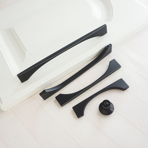 3.78"-12.6" Black & Silver Knobs, Pulls & Handles | Cabinet, Wardrobe, Dresser, Drawer & Cupboard Hardware