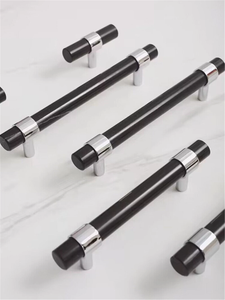 White & Black Marble Chrome Kitchen Pulls | Luxury Dresser Handles, Cabinet & Drawer Knobs, Closet Hardware, Decor
