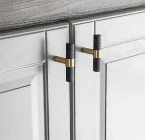 3.78", 5.0" Black Brass T Bar Drawer Pulls | Cabinet Door & Closet Wardrobe Handles, Dresser Knobs, Furniture Hardware
