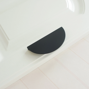 2.5" Semicircle Black Knobs, Pulls & Handles | Drawer, Dresser, Kitchen Cabinet, Door & Furniture Hardware